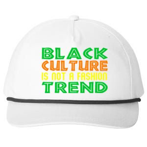 Black History Month African American Culture Celebrations Great Gift Snapback Five-Panel Rope Hat