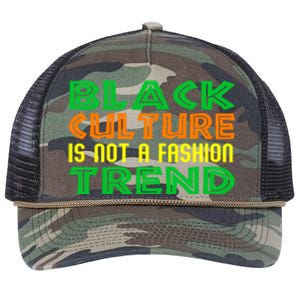 Black History Month African American Culture Celebrations Great Gift Retro Rope Trucker Hat Cap