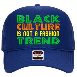 Black History Month African American Culture Celebrations Great Gift High Crown Mesh Back Trucker Hat