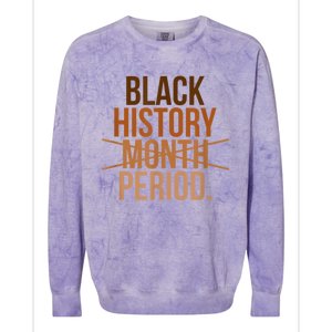 Black History Month Period Black History Month Colorblast Crewneck Sweatshirt