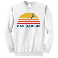 Bar Harbor Maine Me Vintage Casual Graphic 70s Sweatshirt