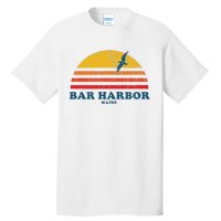 Bar Harbor Maine Me Vintage Casual Graphic 70s Tall T-Shirt