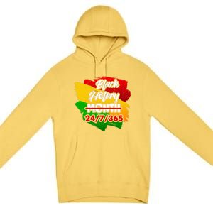 Black History Month African American Pride Gift Premium Pullover Hoodie