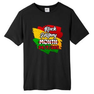 Black History Month African American Pride Gift Tall Fusion ChromaSoft Performance T-Shirt