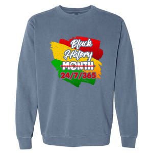 Black History Month African American Pride Gift Garment-Dyed Sweatshirt