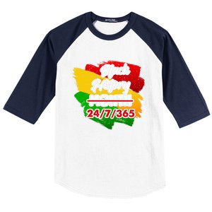 Black History Month African American Pride Gift Baseball Sleeve Shirt