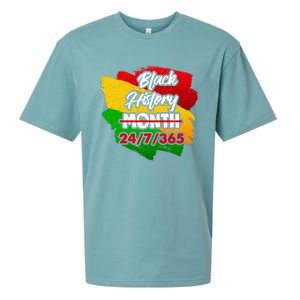 Black History Month African American Pride Gift Sueded Cloud Jersey T-Shirt