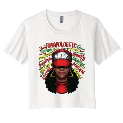 Black History Month Women's Crop Top Tee