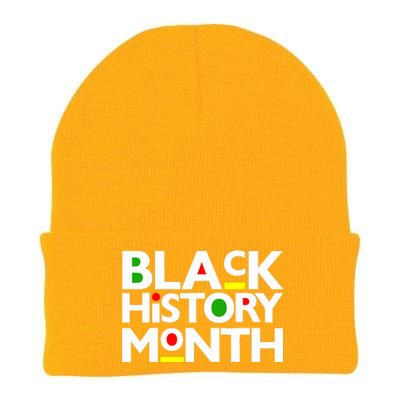 Black History Month Melanin Family Dad Mom Boy Girl Knit Cap Winter Beanie