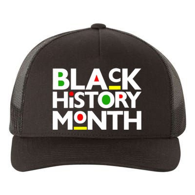 Black History Month Melanin Family Dad Mom Boy Girl Yupoong Adult 5-Panel Trucker Hat