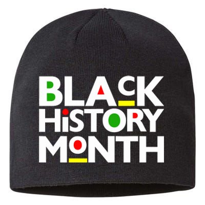 Black History Month Melanin Family Dad Mom Boy Girl Sustainable Beanie