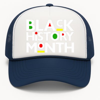 Black History Month Melanin Family Dad Mom Boy Girl Trucker Hat