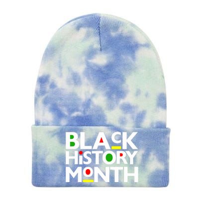 Black History Month Melanin Family Dad Mom Boy Girl Tie Dye 12in Knit Beanie