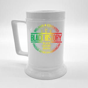 Black History Month African American Support Black History Gift Beer Stein