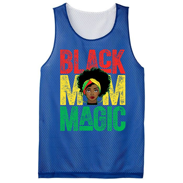 Black History Month Black Mom Magic Melanin African Cool Gift Mesh Reversible Basketball Jersey Tank