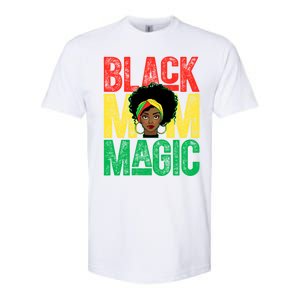 Black History Month Black Mom Magic Melanin African Cool Gift Softstyle CVC T-Shirt