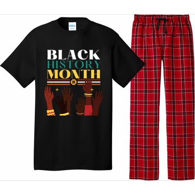 Black History Month Pride In African Heritage Equality Civil Gift Pajama Set