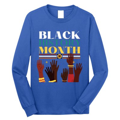 Black History Month Pride In African Heritage Equality Civil Gift Long Sleeve Shirt