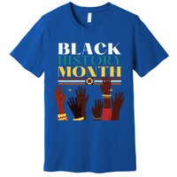 Black History Month Pride In African Heritage Equality Civil Gift Premium T-Shirt