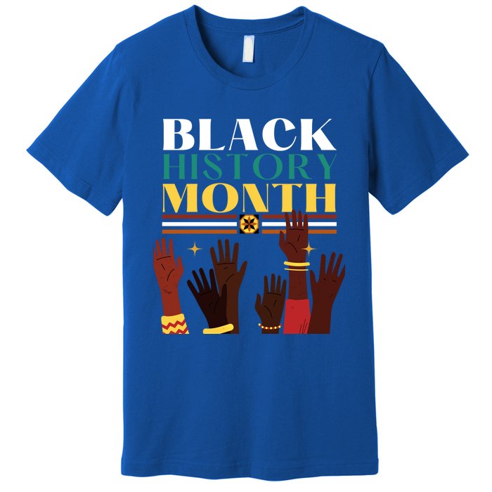 Black History Month Pride In African Heritage Equality Civil Gift Premium T-Shirt