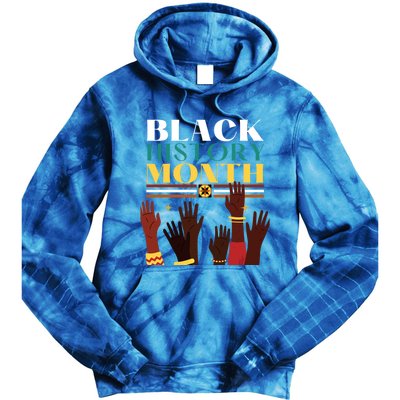 Black History Month Pride In African Heritage Equality Civil Gift Tie Dye Hoodie