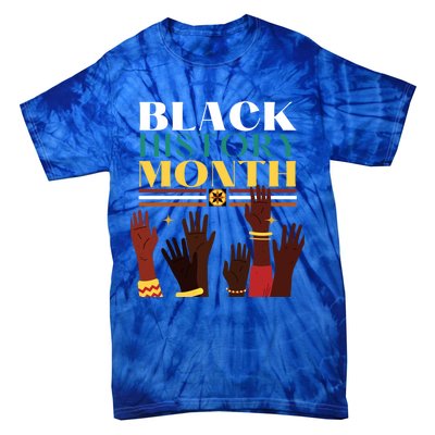 Black History Month Pride In African Heritage Equality Civil Gift Tie-Dye T-Shirt