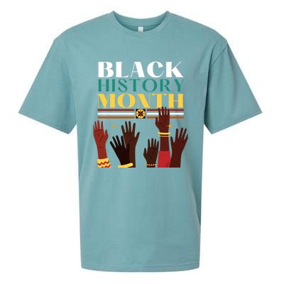 Black History Month Pride In African Heritage Equality Civil Gift Sueded Cloud Jersey T-Shirt