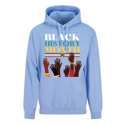 Black History Month Pride In African Heritage Equality Civil Gift Unisex Surf Hoodie