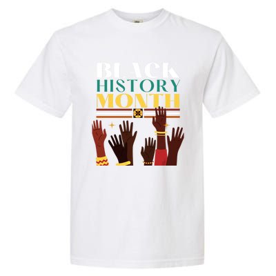 Black History Month Pride In African Heritage Equality Civil Gift Garment-Dyed Heavyweight T-Shirt