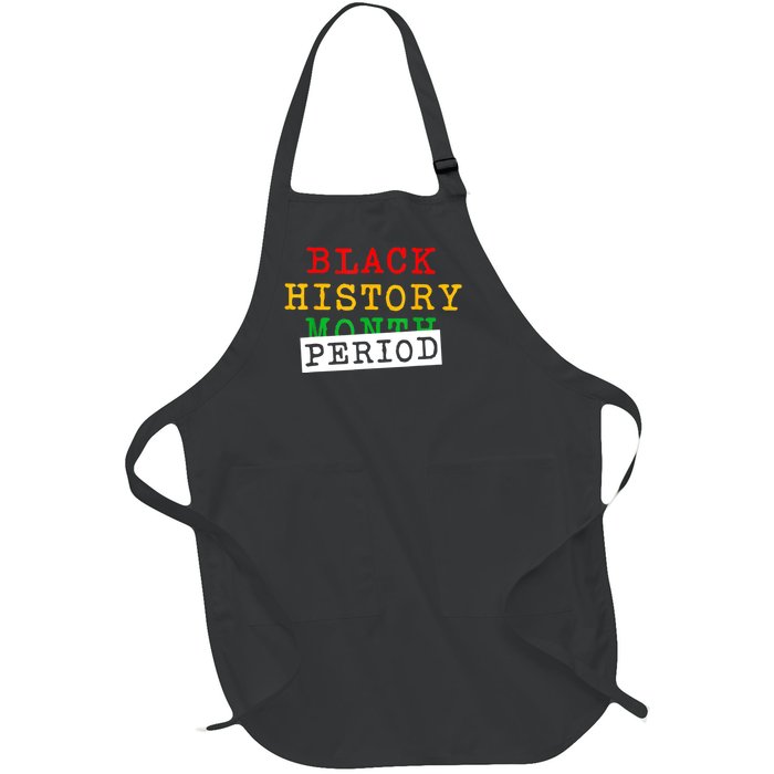 Black History Month Period African Pride Women Full-Length Apron With Pockets