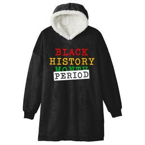 Black History Month Period African Pride Women Hooded Wearable Blanket