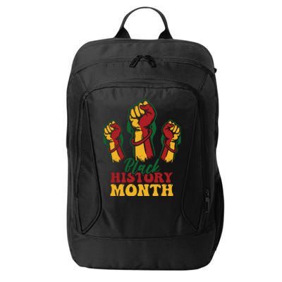 Black History Month Black Fist For Women City Backpack