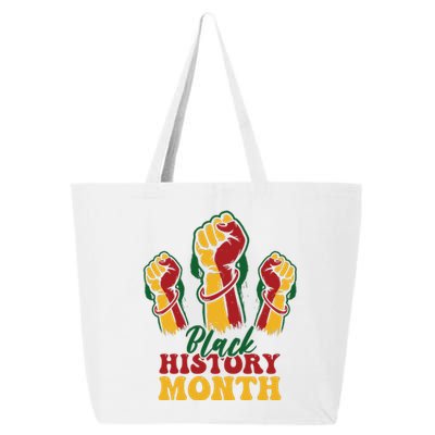 Black History Month Black Fist For Women 25L Jumbo Tote