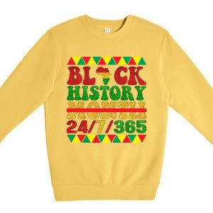 Black History Month African American Gift Premium Crewneck Sweatshirt