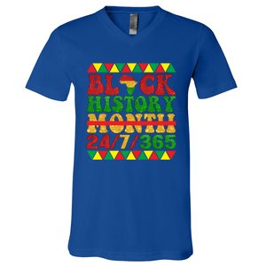 Black History Month African American Gift V-Neck T-Shirt