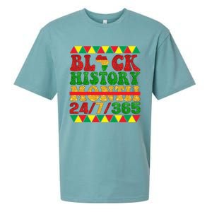 Black History Month African American Gift Sueded Cloud Jersey T-Shirt