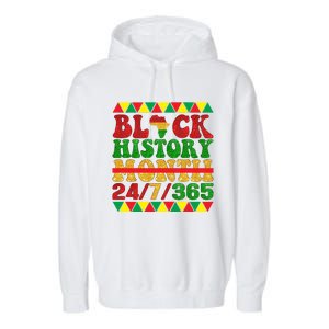 Black History Month African American Gift Garment-Dyed Fleece Hoodie