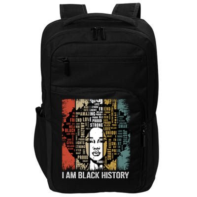 Black History Month. I Am Black History Impact Tech Backpack