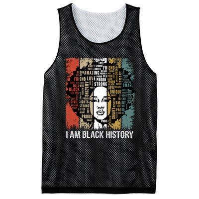 Black History Month. I Am Black History Mesh Reversible Basketball Jersey Tank