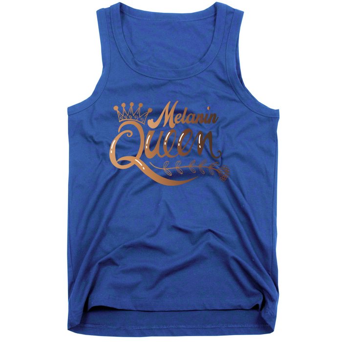 Black History Month Proud Black Melanin Queen Gift Tank Top