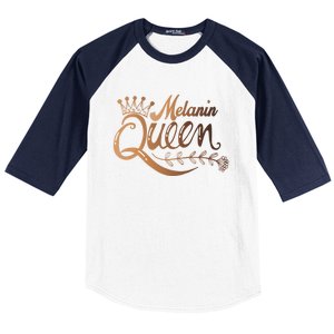 Black History Month Proud Black Melanin Queen Gift Baseball Sleeve Shirt