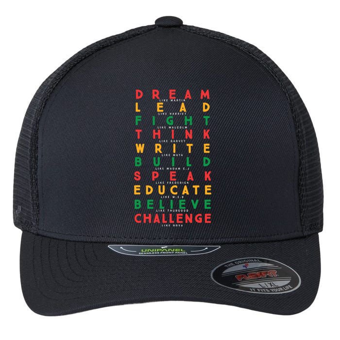 Black History Month African American Country Celebration Flexfit Unipanel Trucker Cap