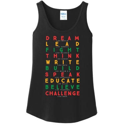 Black History Month African American Country Celebration Ladies Essential Tank