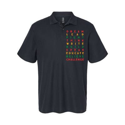 Black History Month African American Country Celebration Softstyle Adult Sport Polo