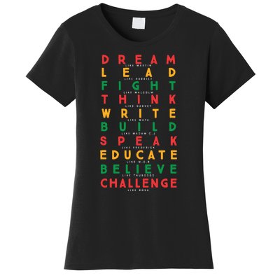 Black History Month African American Country Celebration Women's T-Shirt