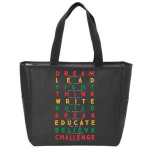 Black History Month African American Country Celebration Zip Tote Bag