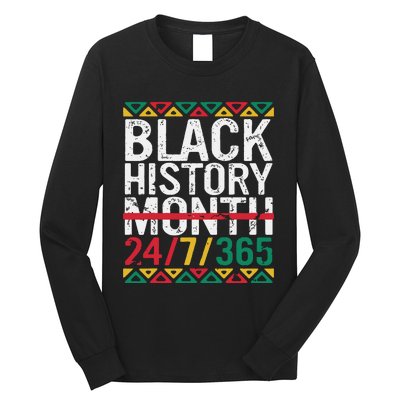 Black History Month 247365 Gift Pride African American Long Sleeve Shirt