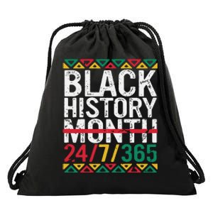 Black History Month 247365 Gift Pride African American Drawstring Bag