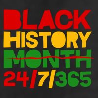 Black History Month 24 7 365 Garment-Dyed Heavyweight T-Shirt