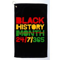 Black History Month 24 7 365 Golf Towel
